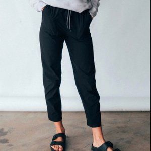 Bearded Goat Women's Summit Active Pants with Pockets and Drawstring XS Black